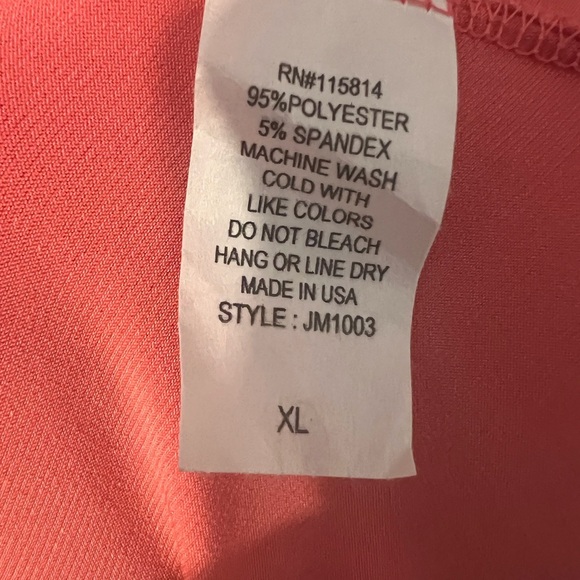 🟣Jonathan Martin Peach High-Low Dress – Size XL - Picture 5 of 5